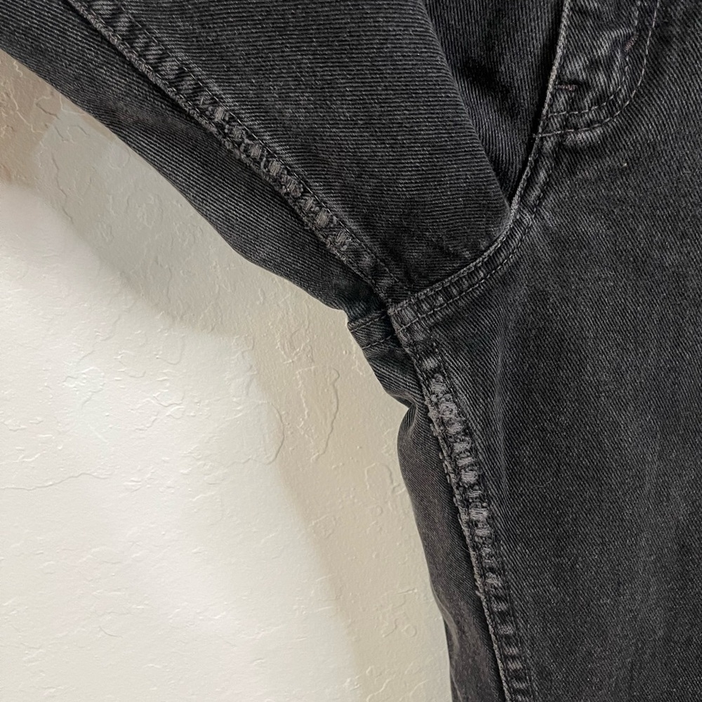 Levi’s Vintage Y2K 2000’s Black Washed 550 Relaxed Fit Tapered Leg Size 8 Med - Picture 10 of 16